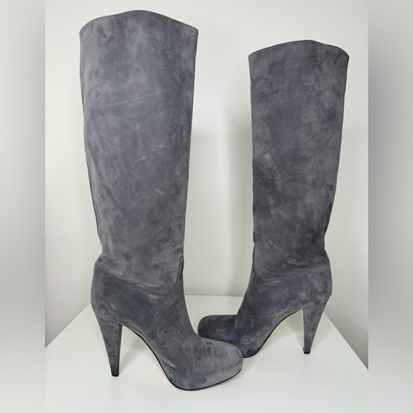 Bally Shoes - Bally Edwina Tall Suede Boots - Luxury and Elegance Combined